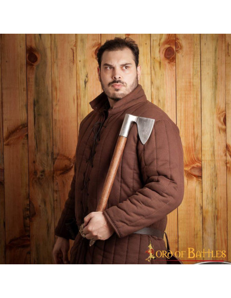 War ax XIV century with steel head