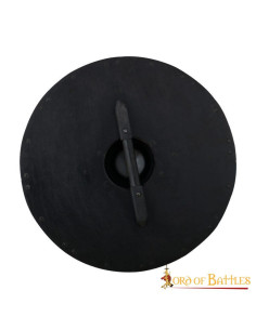 Viking red wooden combat shield 2