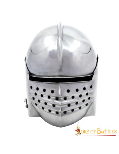 Italian Sallet helmet with padded lining