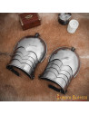 Functional medieval knight shoulder pads