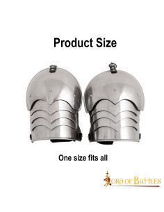 Functional medieval knight shoulder pads 2