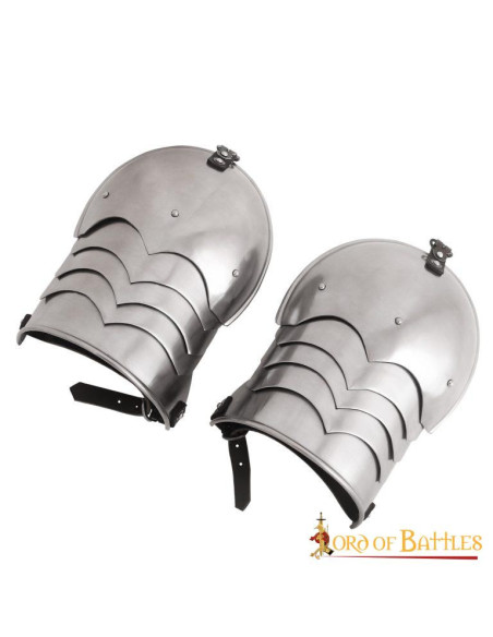 Functional medieval knight shoulder pads