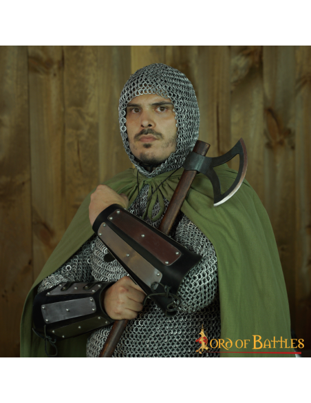 Genuine leather bracelet reinforced...