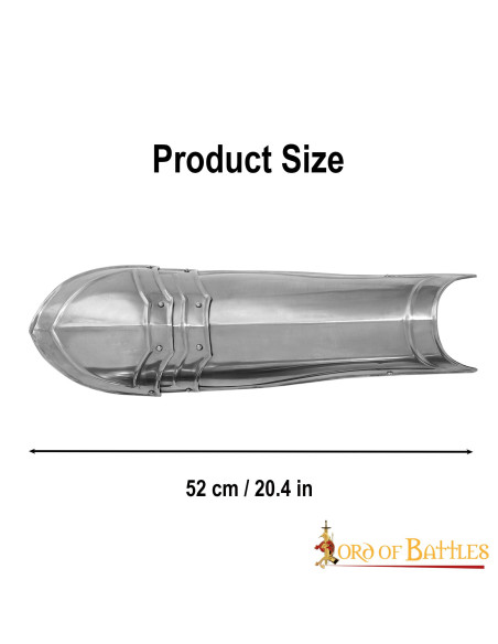 Classic Medieval Fantasy Knight Greaves