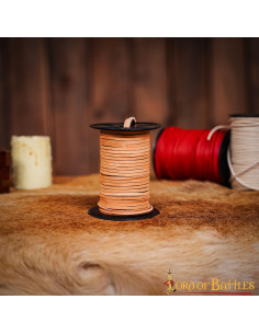 Natural leather spool (50 mts.)