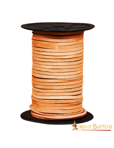 Natural leather spool (50 mts.)
