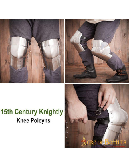 Medieval archer knee pads S. XV