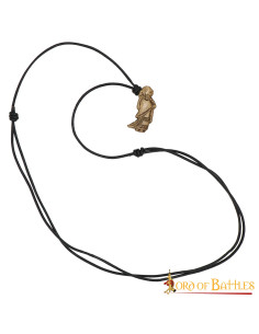 Viking brass Valkyrie pendant