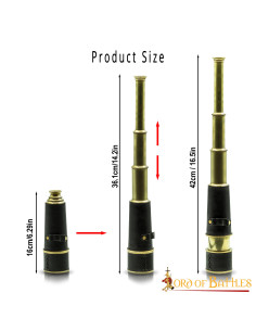 Pirate spyglass with leather case 2