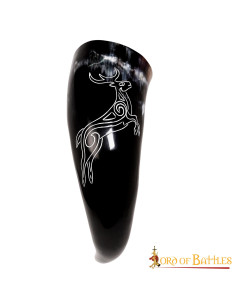 Viking horn roe deer in ox horn (400-500 ml.)