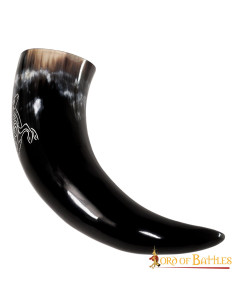 Viking horn roe deer in ox horn (400-500 ml.) 2