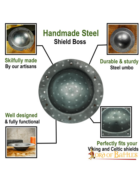 Rustic umbo for Viking and Celtic... Rustic umbo for Viking and Celtic...