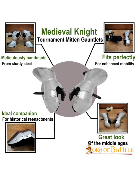 Medieval Milanese mitten-type...