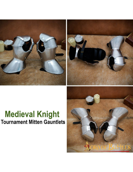 Medieval Milanese mitten-type...