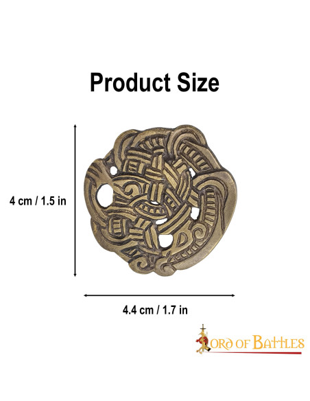 Set of 5 Viking Greiftier buttons