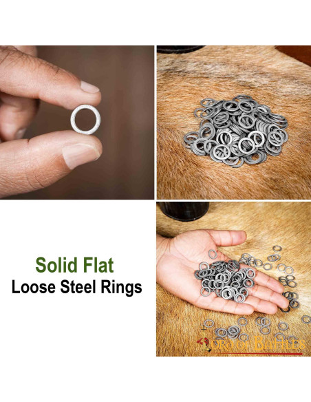 Solid Rings for Chainmail Armor