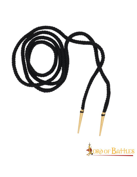 Set of 10 bright brass aiglets or...