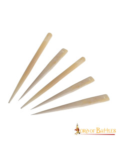 Set of 5 Viking bone needles (7 cm.) 2