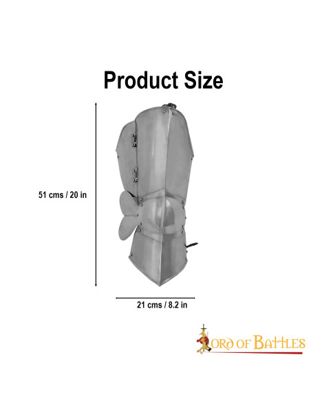 Classic medieval armor for legs