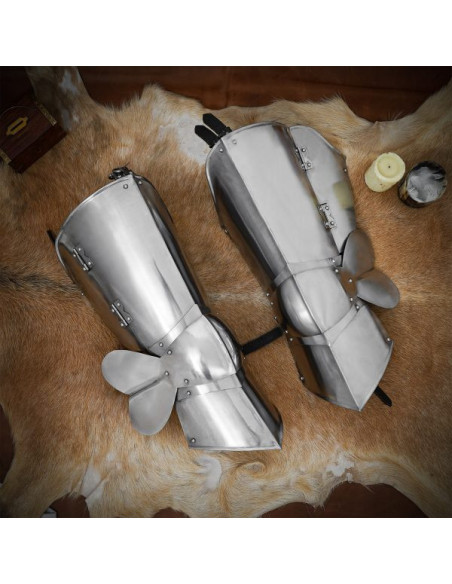Classic medieval armor for legs