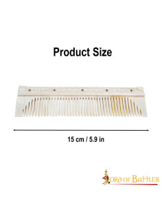 Medieval comb made of genuine bone 2