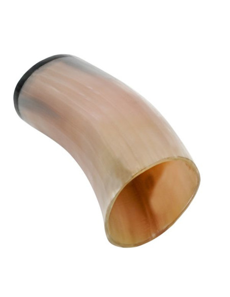 Viking mug in ox horn for beer