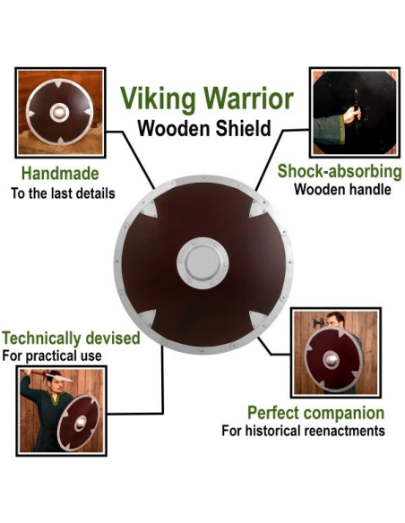 functional viking shield combat...