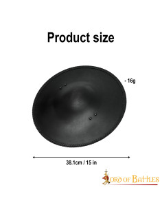 Round functional medieval shield for historical fencing 2