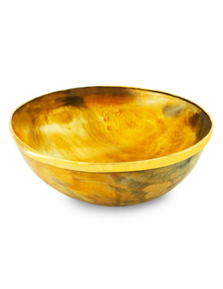 Viking banquet horn bowl