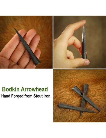 Set 3 arrowheads in wrought iron...