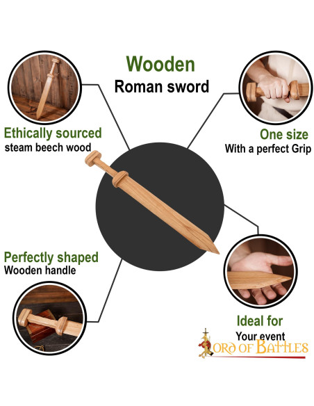 Wooden gladius sword for training Wooden gladius sword for training