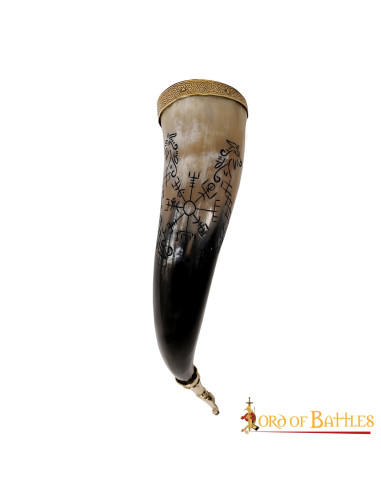 Viking drinking horn model Jormungandr