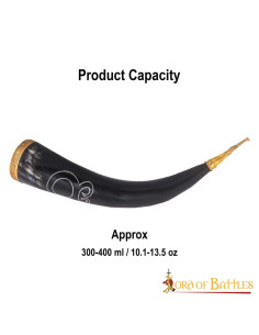 Viking drinking horn Cross Troll model 2