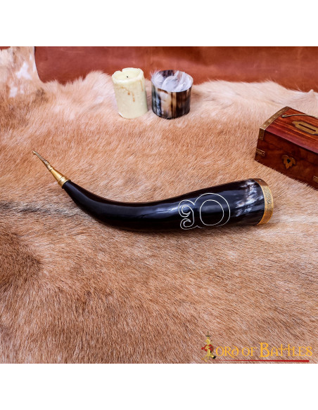 Viking drinking horn Cross Troll model