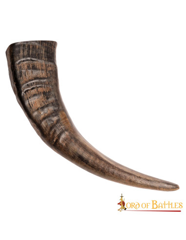 Viking buffalo horn for drinking handmade