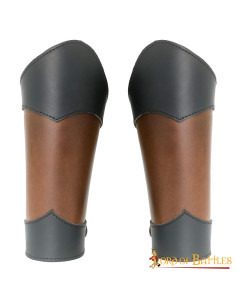 Medieval bracelets of genuine leather Elvish model