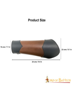 Medieval bracelets of genuine leather Elvish model 2