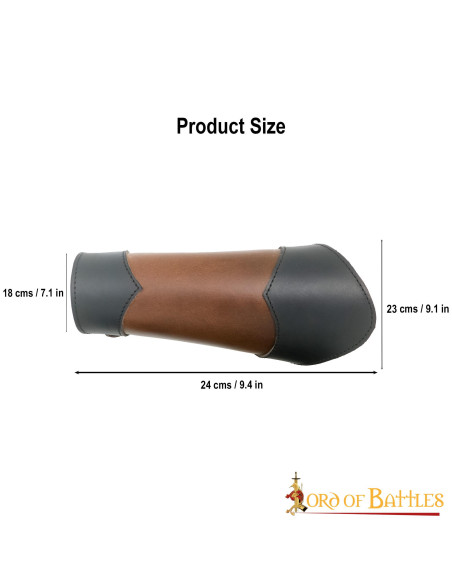 Medieval bracelets of genuine leather...