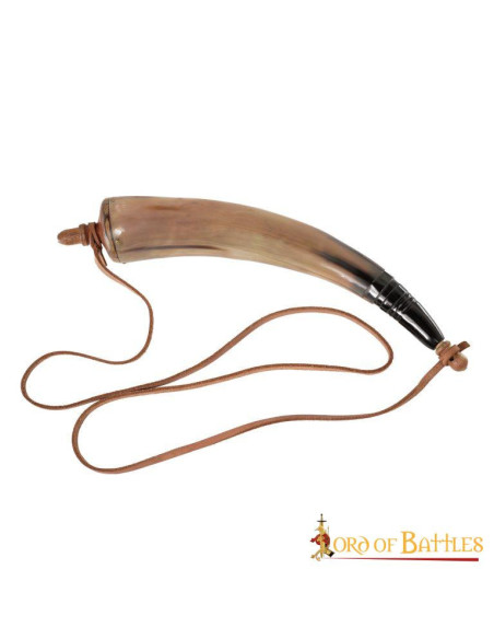 Gunpowder in genuine horn with...