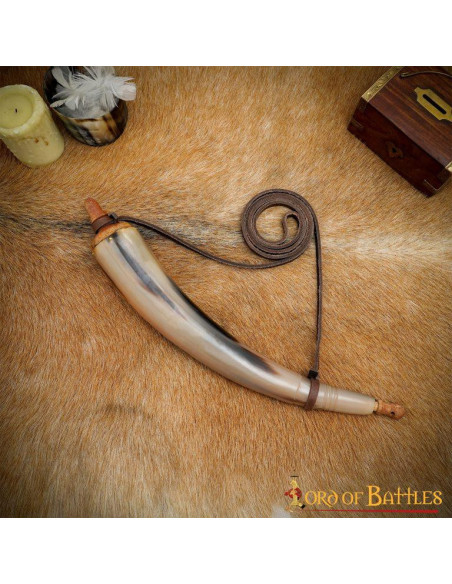 Gunpowder in genuine horn with...