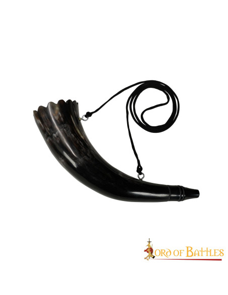 Viking horn with strap model Gjallarhorn