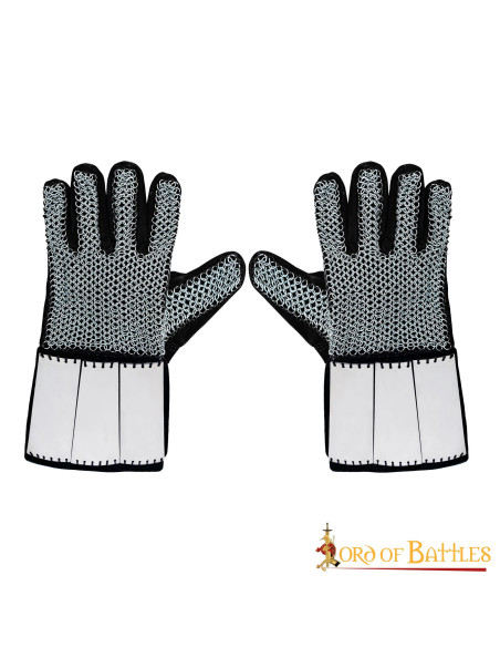 Chainmail gloves from the Late Middle...