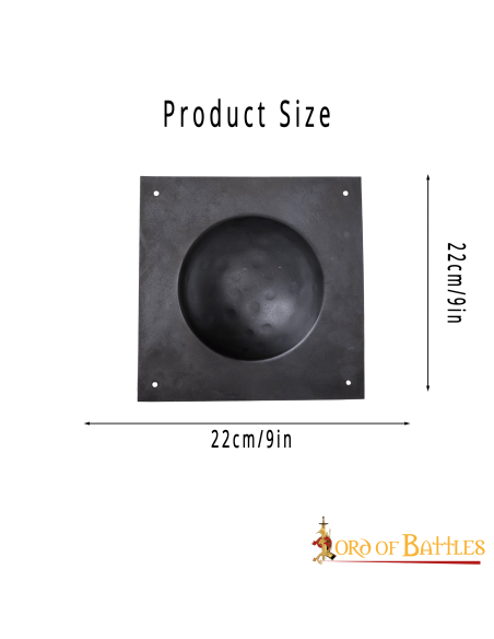 Square umbo for Roman shield Scutum Square umbo for Roman shield Scutum