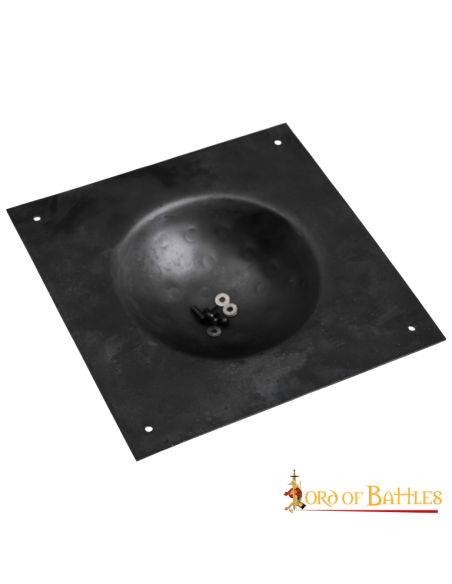 Square umbo for Roman shield Scutum Square umbo for Roman shield Scutum