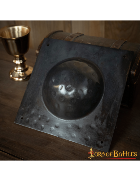 Square umbo for Roman shield Scutum Square umbo for Roman shield Scutum