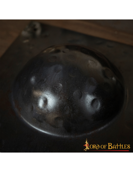 Square umbo for Roman shield Scutum Square umbo for Roman shield Scutum