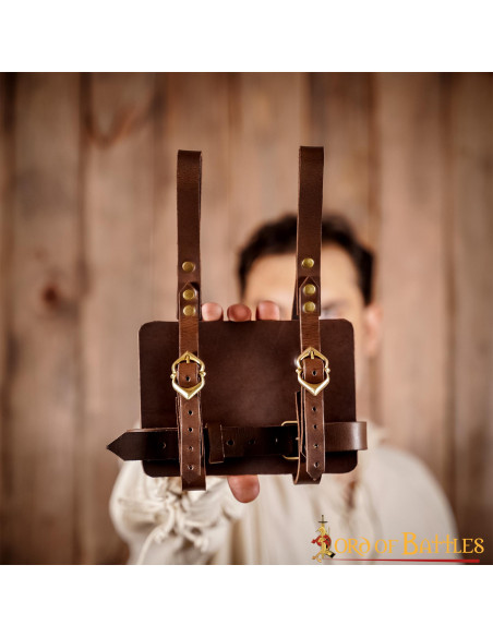 Leather diary holder to be worn on a...