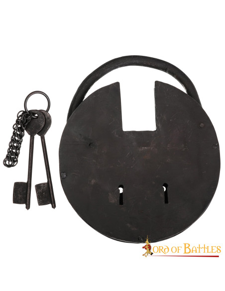 Hand Forged Iron Padlock for Dungeon Hand Forged Iron Padlock for Dungeon