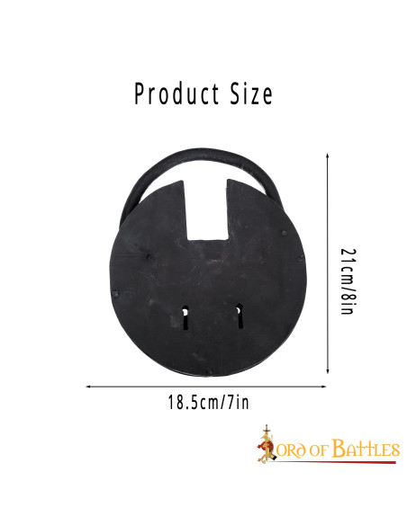 Hand Forged Iron Padlock for Dungeon Hand Forged Iron Padlock for Dungeon