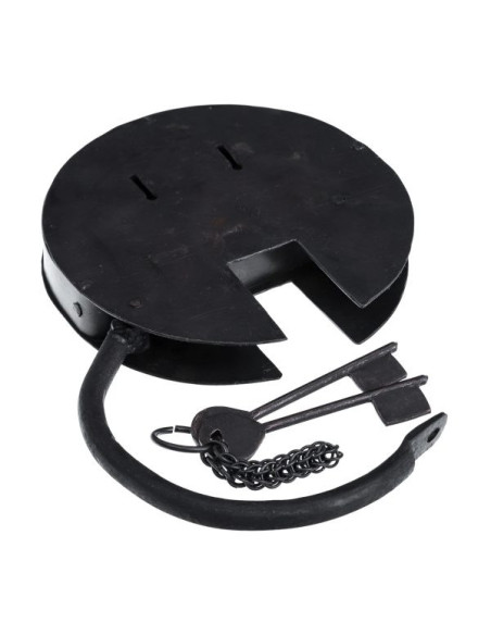 Hand Forged Iron Padlock for Dungeon Hand Forged Iron Padlock for Dungeon